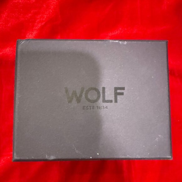 WOLF EST 1834 CHAMPAGNE FINE LEATHER WATCH JEWELRY CASE NEW WITHOUT TAGS (NWOT) - Picture 11 of 12